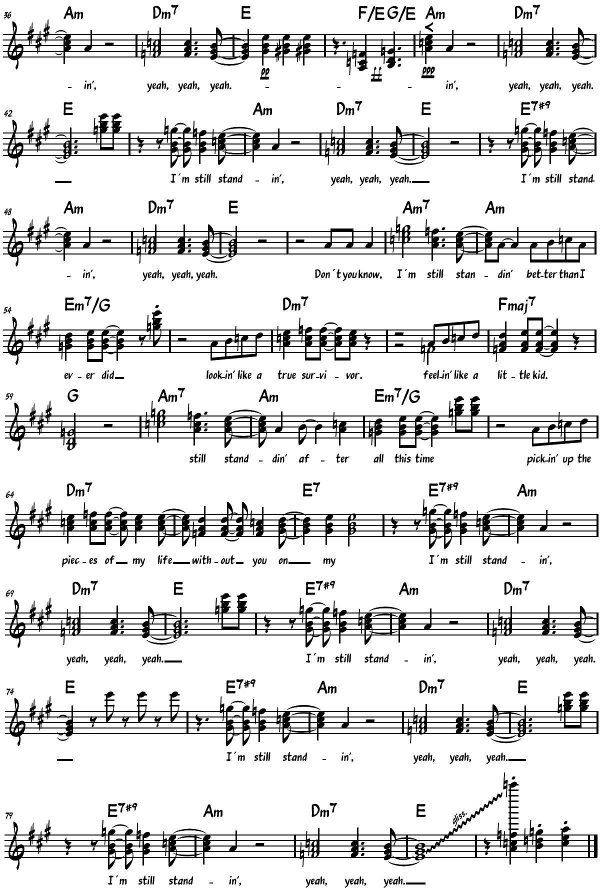 Sheet Music